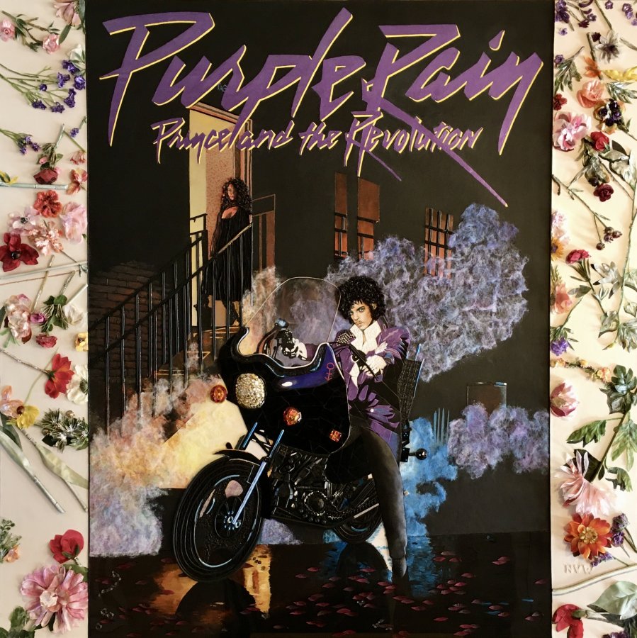 "Purple Rain" Prince and the Revolution (120 CM X 120 CM)