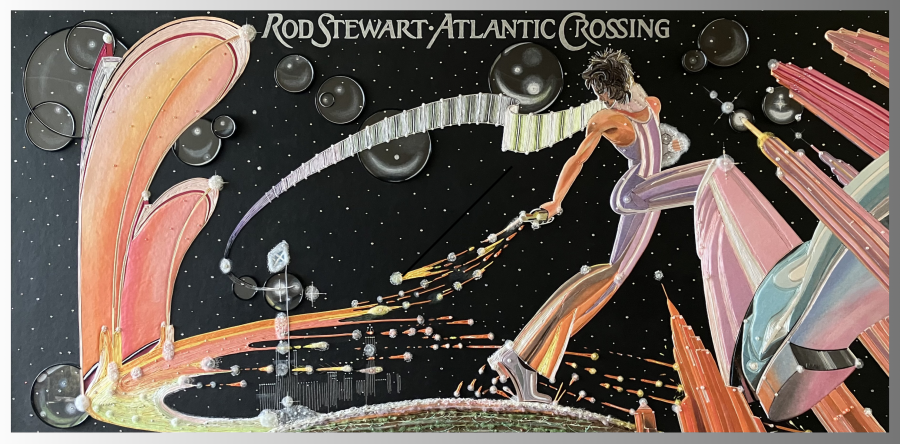 Rod Stewart "Atlantic Crossing" (90 CM X 180 CM X 4 CM)