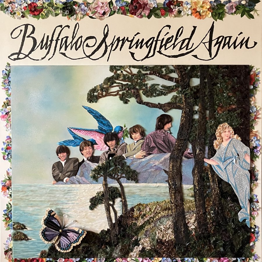 "Again" Buffalo Springfield, (120CM X 120CM X 4CM)