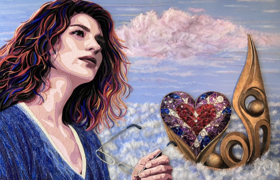 "JEANNE" (104CM X 160CM X 4CM)